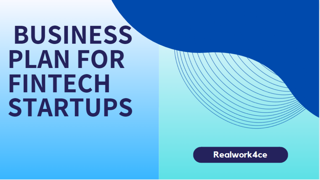 business plan for Fintech startup